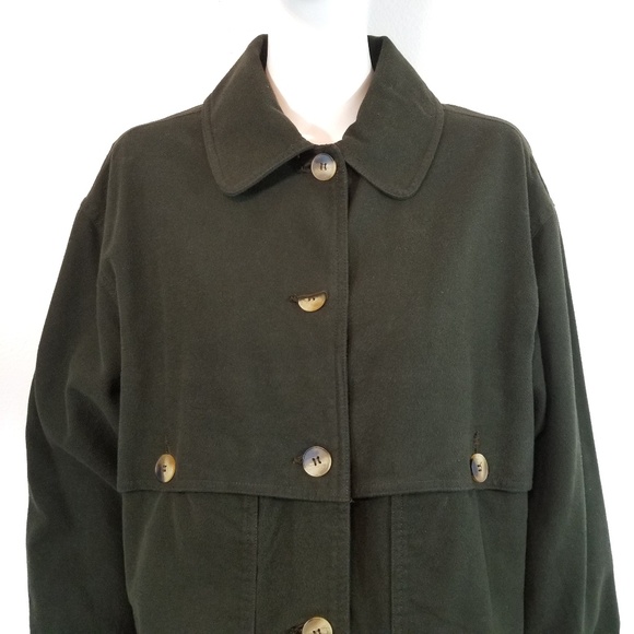 Jones New York Oversized Balmacaan Utility Coat M - Picture 3 of 5